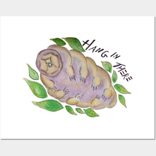 Tardigrade says “hang in there” Posters and Art